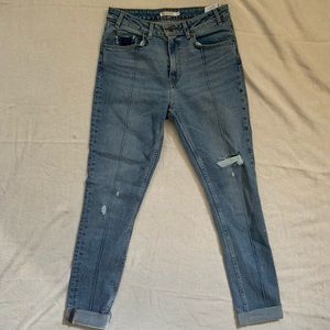 Levis 721 Orange Tab Vintage High Rise Skinny Jeans